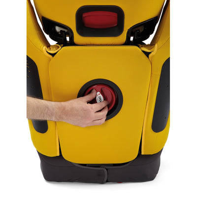 Diono Monterey® 4DXT Booster in Yellow Sulphur back view
