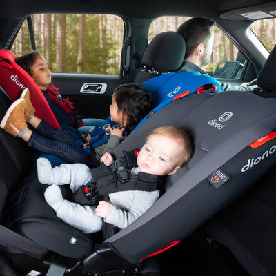 Baby sitting in the Diono Radian® 3R Latch Convertible+Booster Car Seat