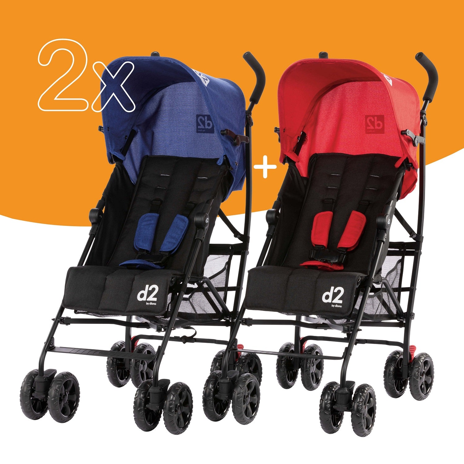 Diono double deals stroller