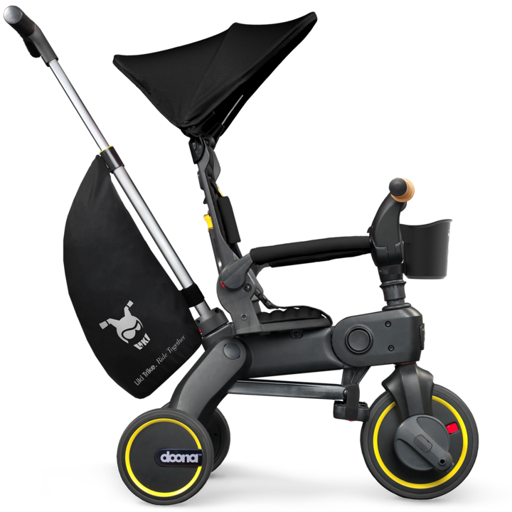 Doona™ Liki Trike S5 in Nitro Black side view