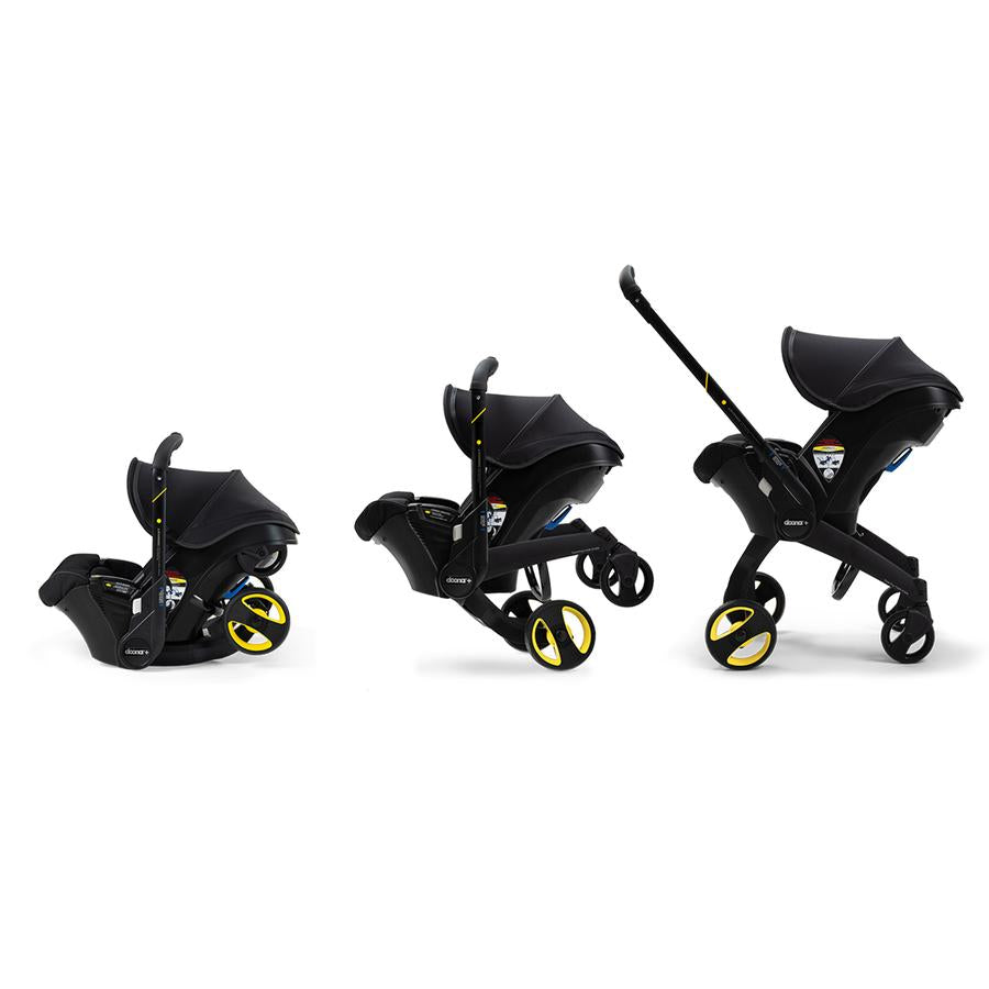 twin doona stroller Doona™ Midnight Infant Car Seat/Stroller + Base
