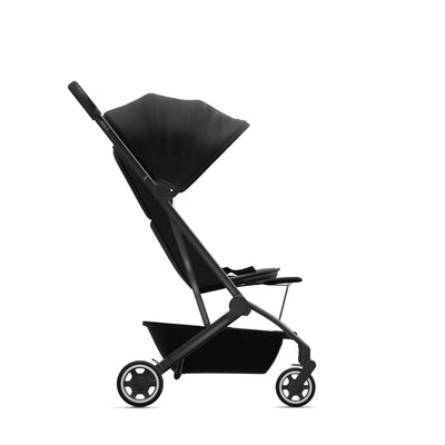 Joolz Aer Leg Rest on the Aer stroller in Refined Black side view