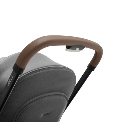 Joolz Aer Lightweight Stroller in Delightful Grey showing handlebar closeup