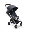 Joolz Aer Lightweight Stroller in Elegant Blue with seat reclined
