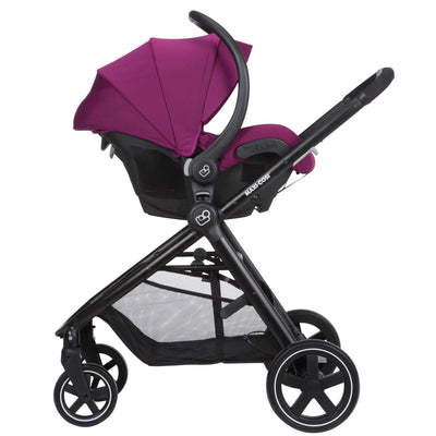 Maxi-Cosi Zelia Travel System in Violet Caspia with Mico 30 car seat