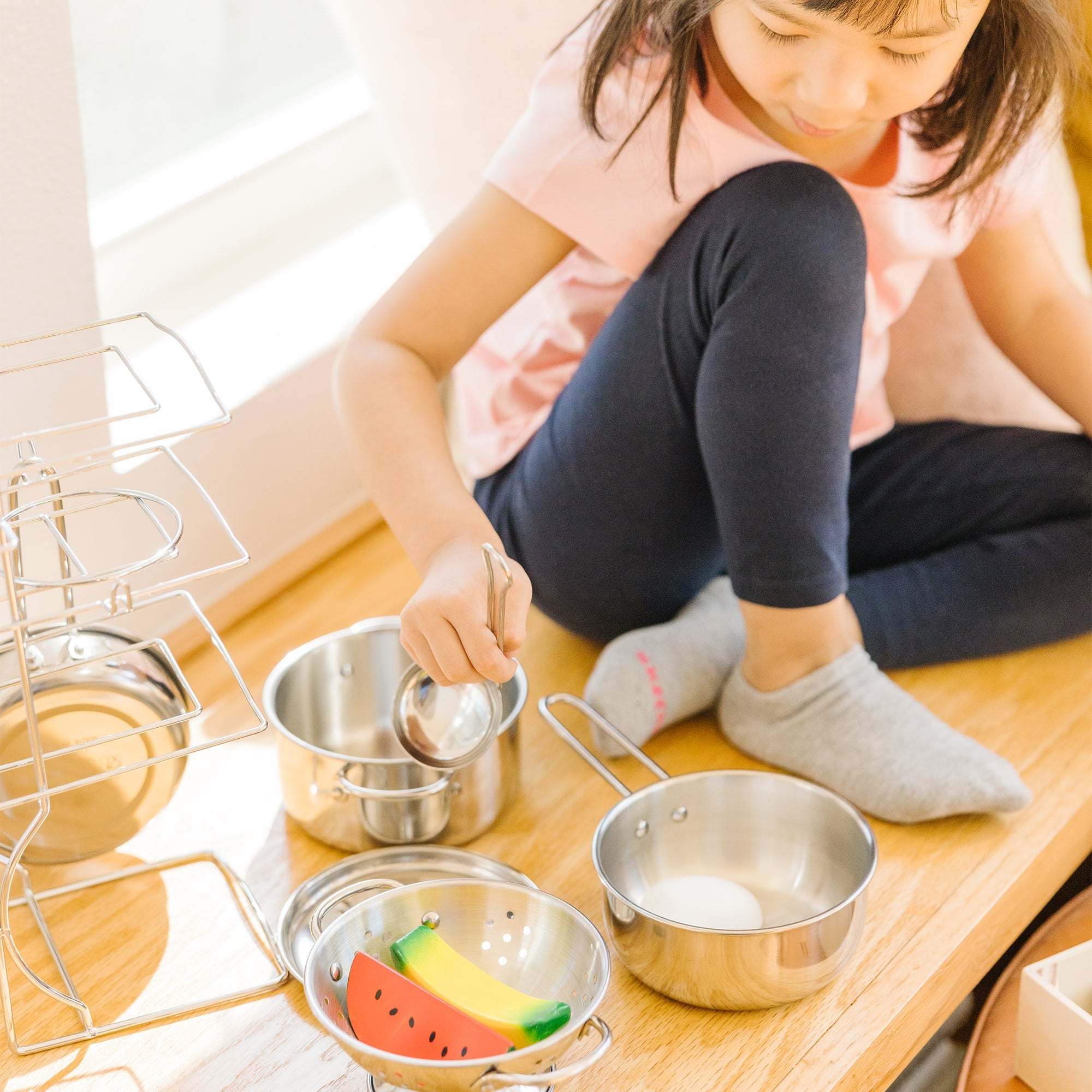 Melissa & Doug Let's Play House! Pots & Pans Set