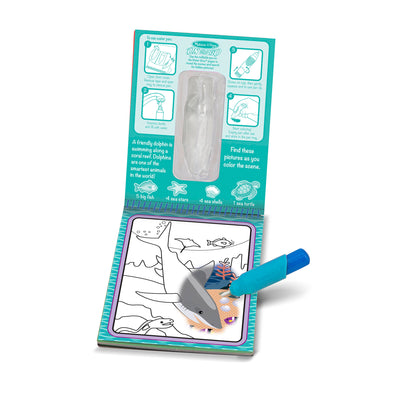 Melissa & Doug Water Wow! - Under The Sea Water Reveal Pad - On the Go Travel Activity