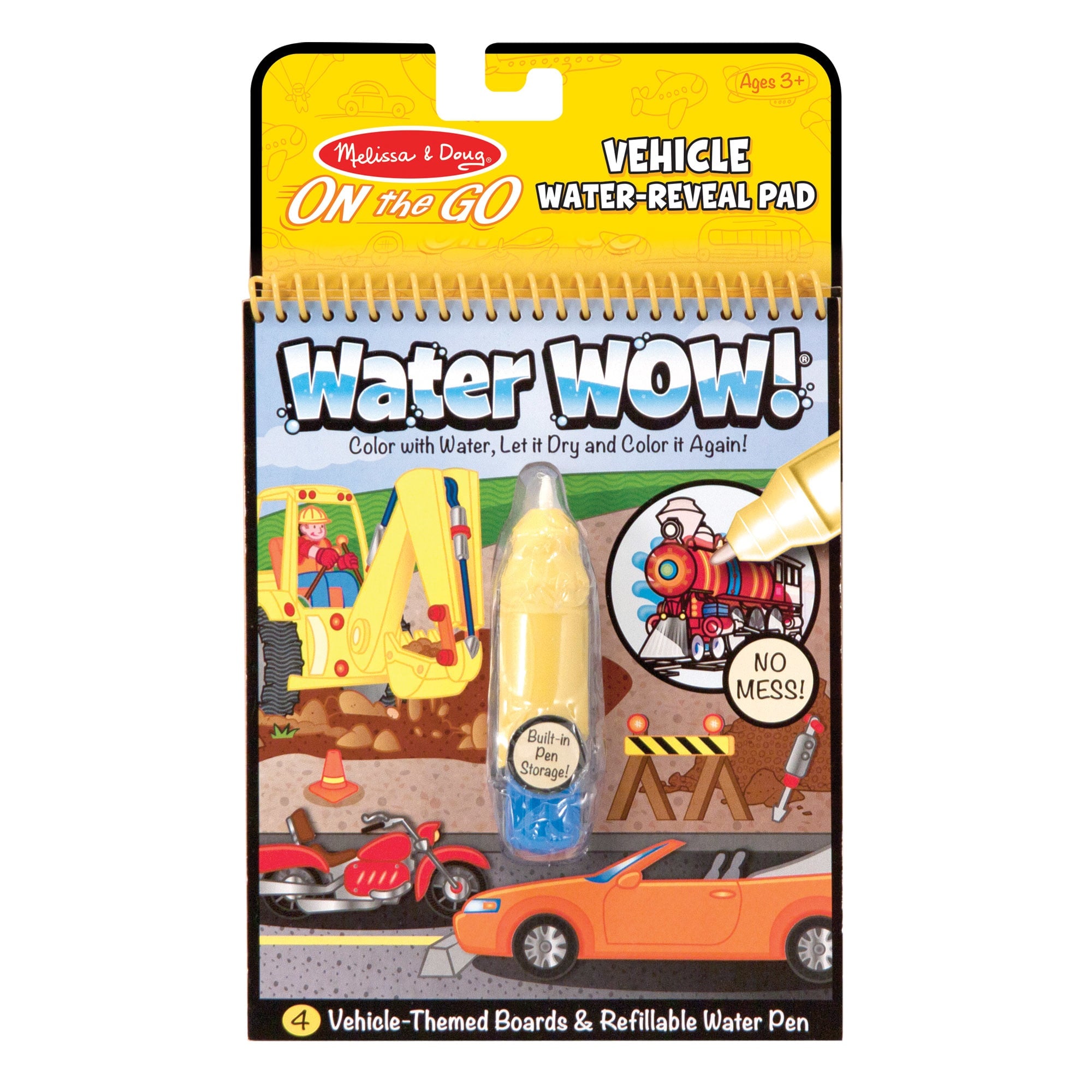 Melissa & Doug Water Wow! Vehicles - On the Go Travel Activity - Little  Folks NYC