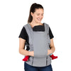 Mom wearing Mountain Buggy Juno Baby Carrier in Charcoal