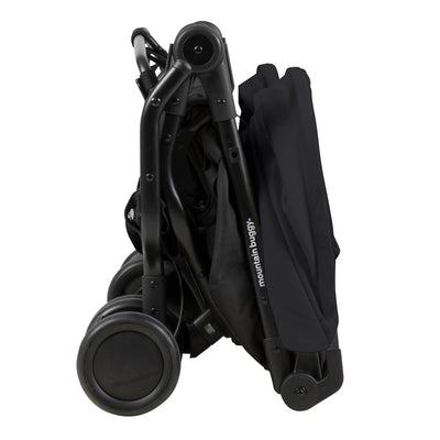 Mountain Buggy Nano Duo Stroller in Black folded
