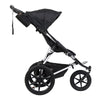 Mountain Buggy Terrain Active Jogging Stroller in Onyx side view
