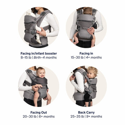 Nuna CUDL™ 4 in 1 Baby Carrier in Softened Thunder