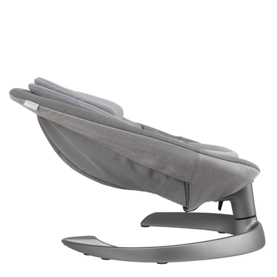 Nuna LEAF grow Baby Seat in Oxford side view and reclined