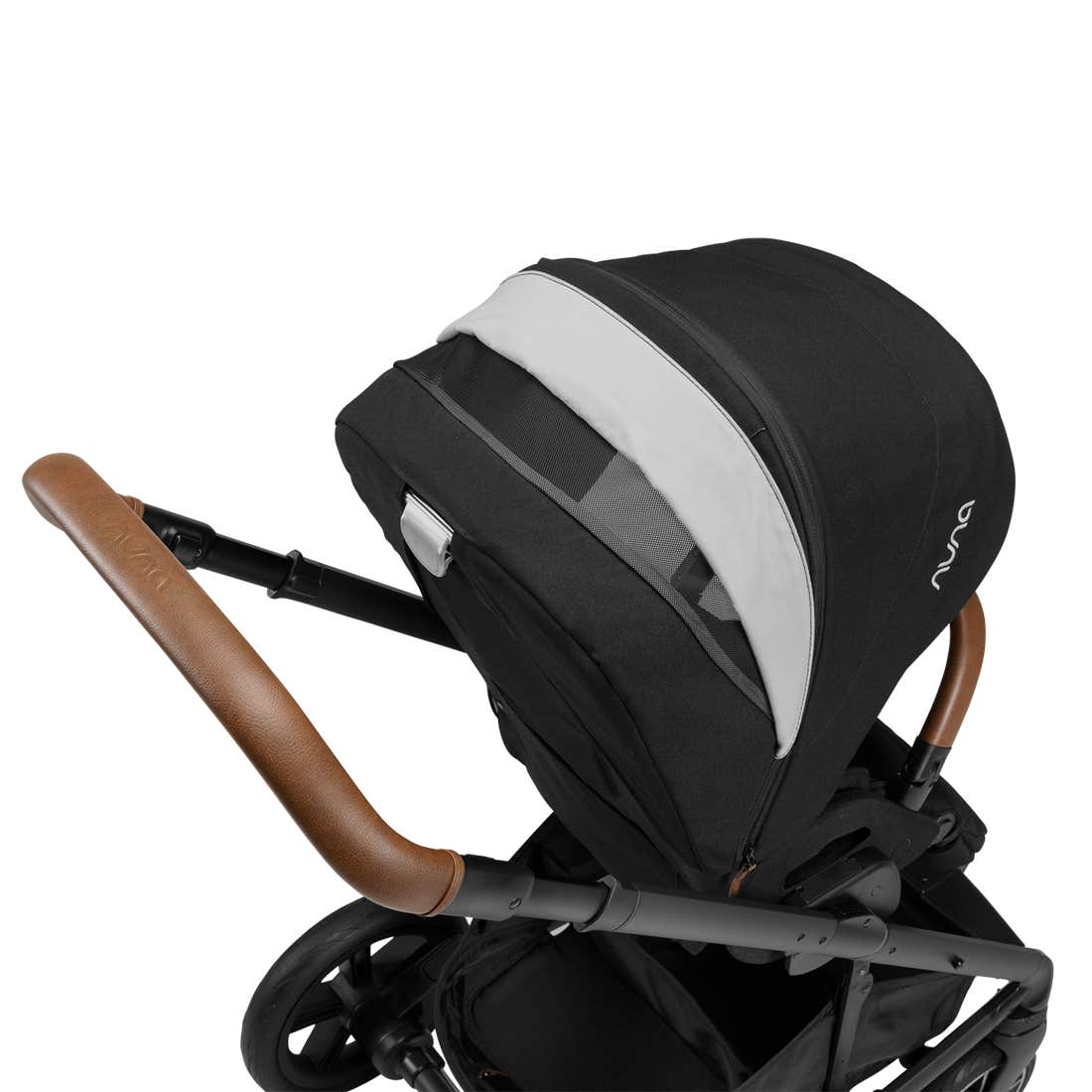 Nuna MIXX Next Stroller with Magnetic Buckle in Caviar
