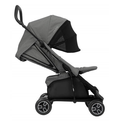 Nuna PEPP Next Stroller in Frost with Dream Drape side view