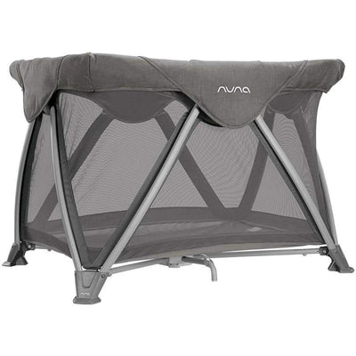 Nuna SENA™ Aire Travel Crib with Organic Cotton Sheet in ChampagneNuna SENA™ Aire Travel Crib with Organic Cotton Sheet in Granite