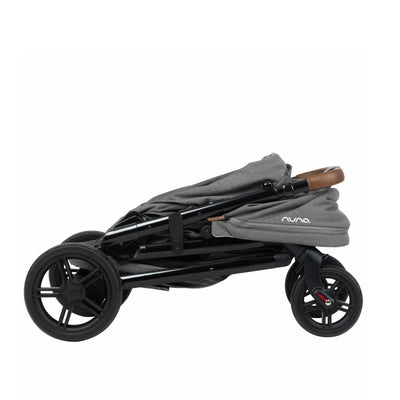 Nuna TAVO Stroller in Granite folded