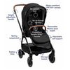 Nuna TRIV Stroller + Adapters + Rain Cover + Magnetic Buckle in Caviar