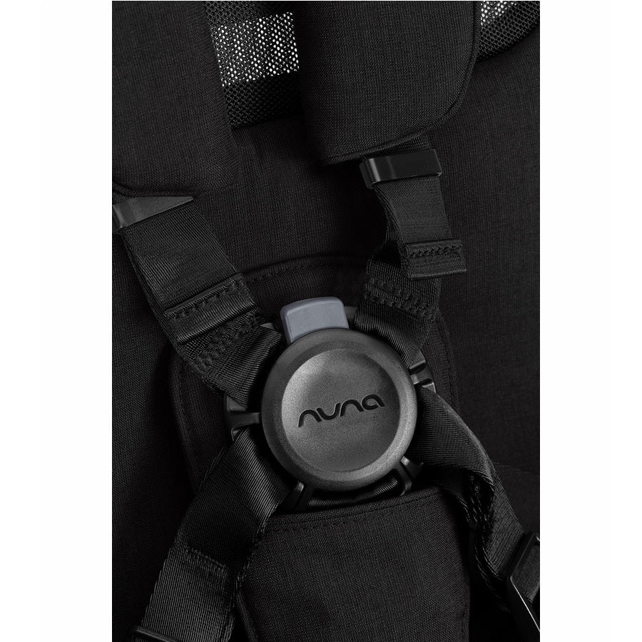 Nuna TRIV Stroller + Adapters + Rain Cover + Magnetic Buckle in Caviar