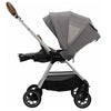 Nuna TRIV Stroller + Adapters + Rain Cover + Magnetic Buckle in Frost