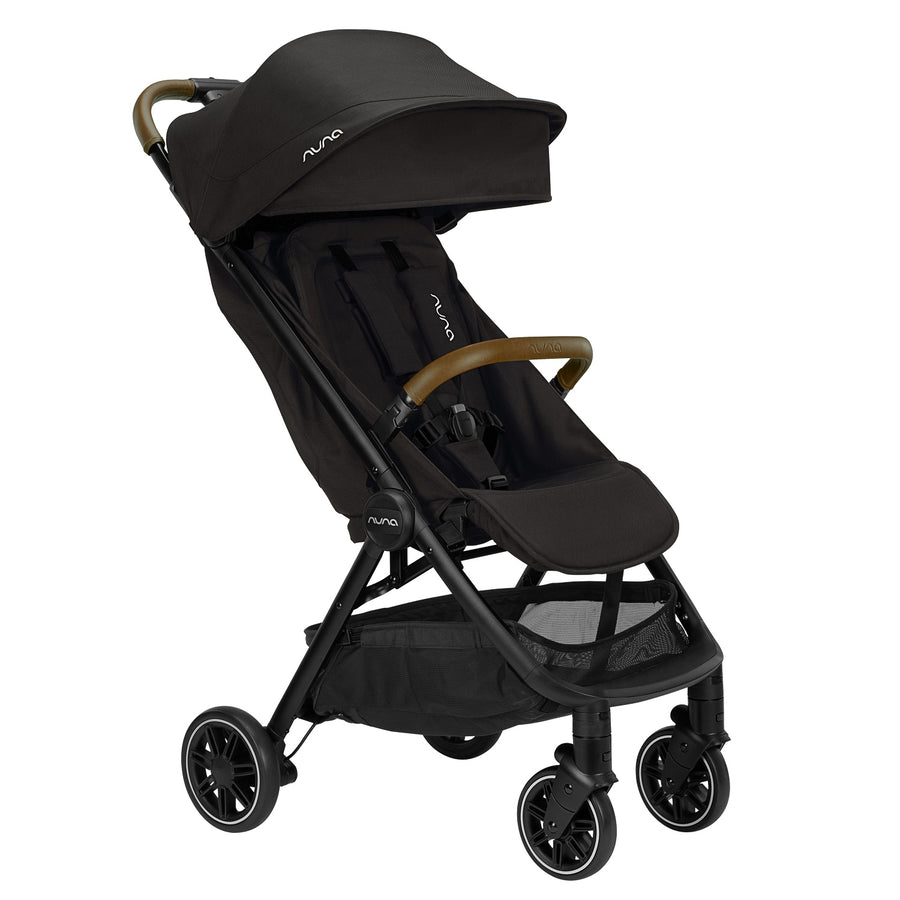 Nuna TRVL Compact Stroller in Caviar