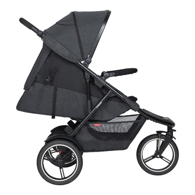 Phil&teds Dash 2019 Stroller side view and reclined