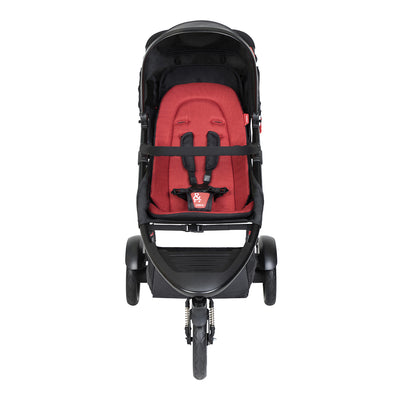 Phil&teds Dot 2019 Stroller in Chilli front view