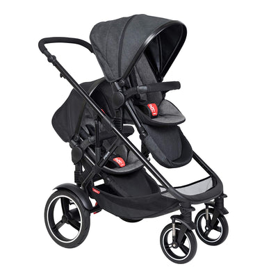 Phil&teds Voyager™ Stroller + Double Kit in Charcoal