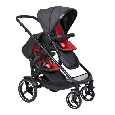 Phil&teds Voyager™ Stroller + Double Kit in Chilli
