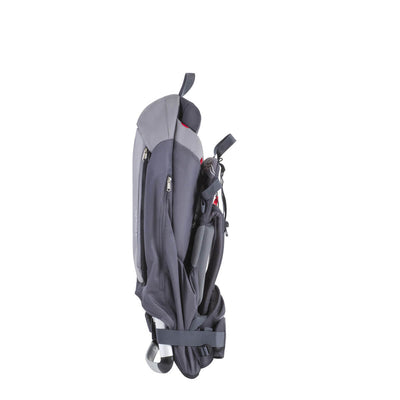 Phil&teds Escape Backpack Baby Carrier in Charcoal Grey folded