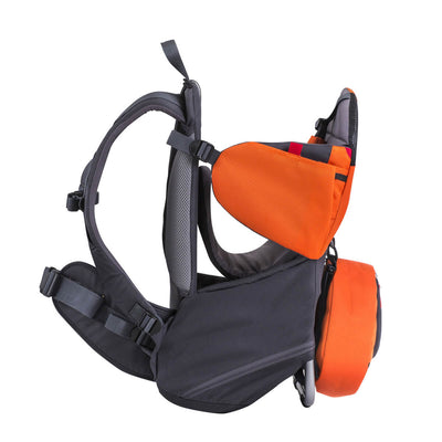 Phil&teds Parade Backpack Baby Carrier in Orange side view