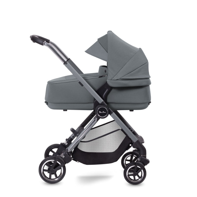 Silver Cross Dune Stroller + Bassinet Bundle in Glacier