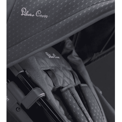 Silver cross reflex black footmuff sales