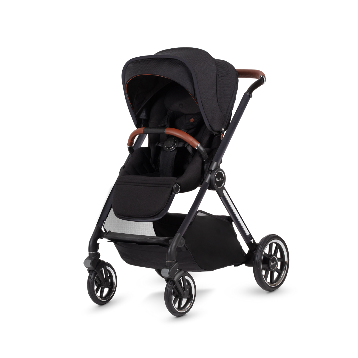 Black silver cross stroller sales