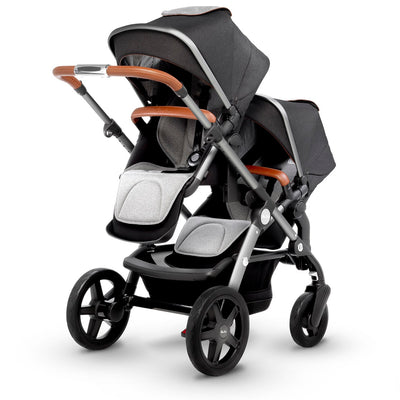 Silver Cross Wave 2019 as a double stroller in Granite