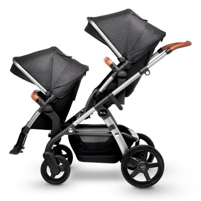 Silver Cross Wave 2019 as a double stroller in Granite