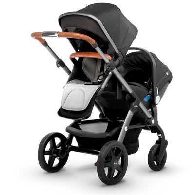 Silver Cross Wave 2019 as a double stroller in Granite