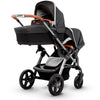 Silver Cross Wave 2019 as a double stroller in Granite