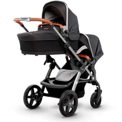 Silver Cross Wave 2019 as a double stroller in Granite