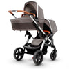 Silver Cross Wave 2019 as a double stroller in Sable