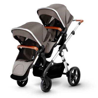 Silver Cross Wave 2019 as a double stroller in Sable