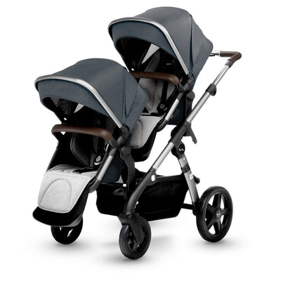 Silver Cross Wave 2019 as a double stroller in Slate