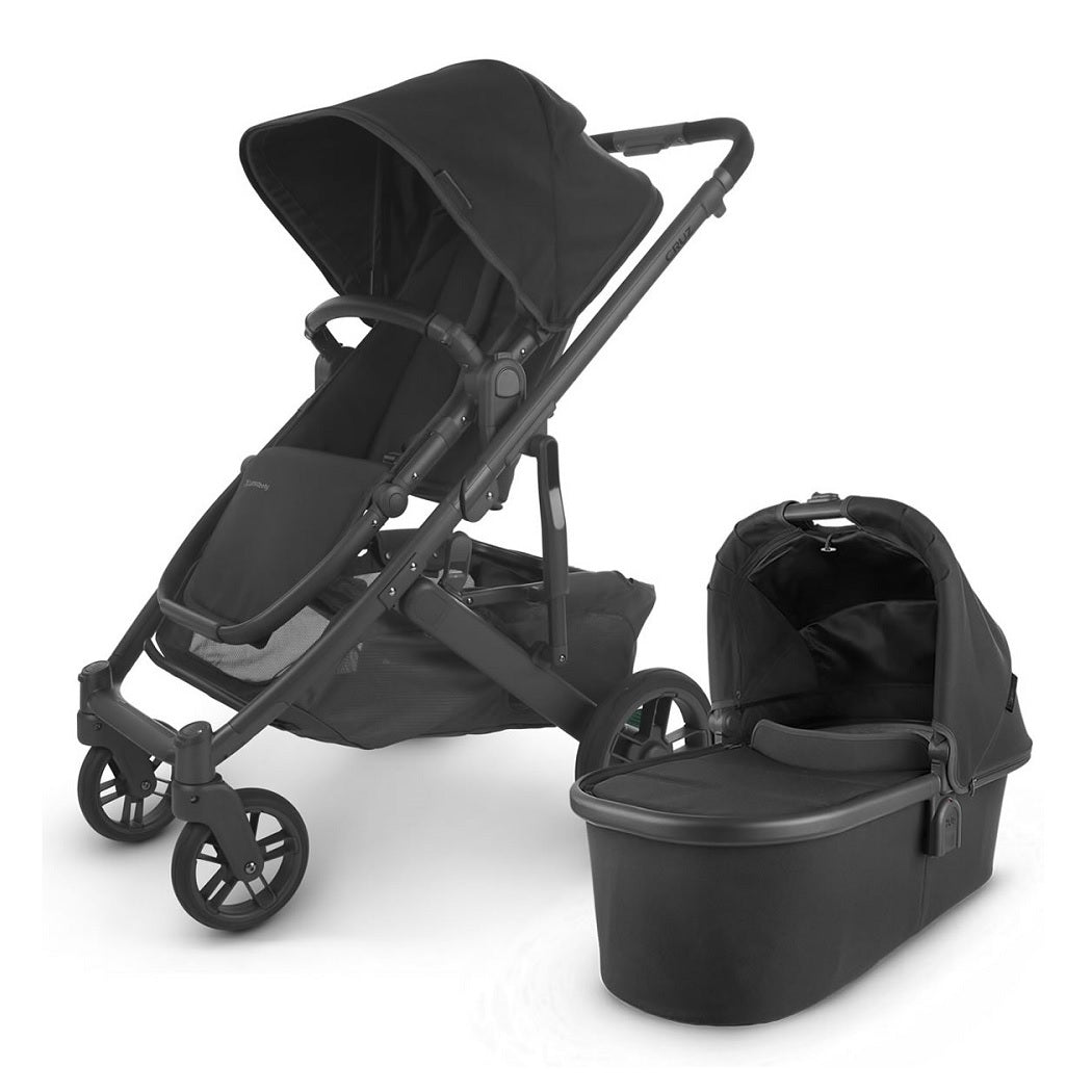 How to fold uppababy vista 2024 with bassinet