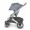 UPPAbaby CRUZ V2 2020 Stroller in Gregory side view with seat reversed