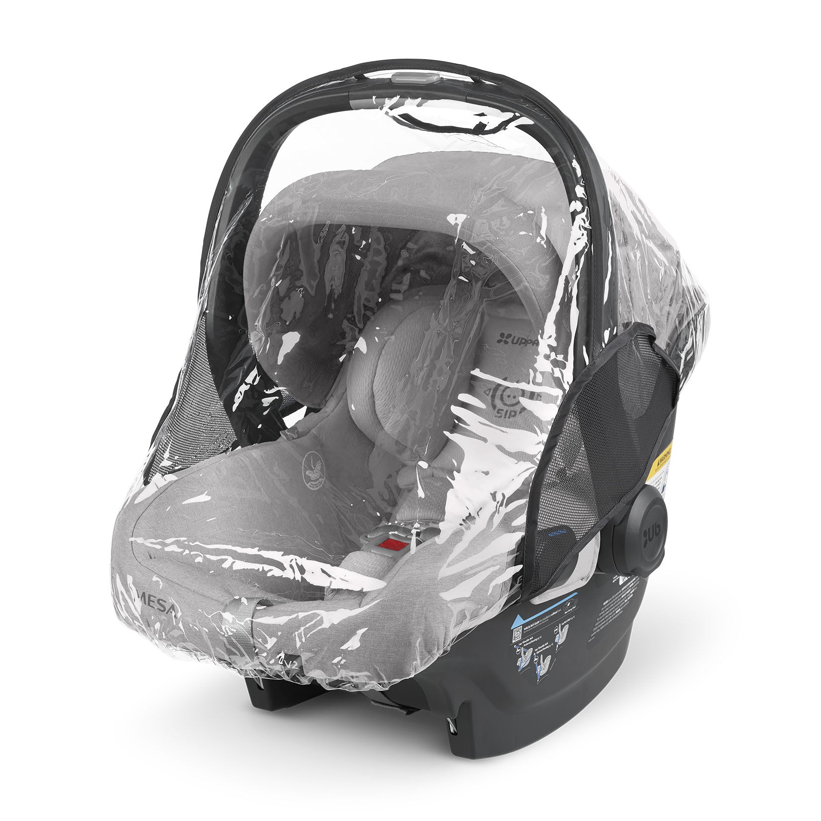 Melange Infant Car Seat Weather Shield (Navy)