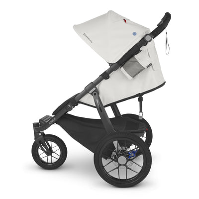 UPPAbaby RIDGE Jogging Stroller in Bryce side view with seat reclined
