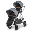 UPPAbaby 2020 VISTA RumbleSeat V2 in Gregory on Vista as a double stroller