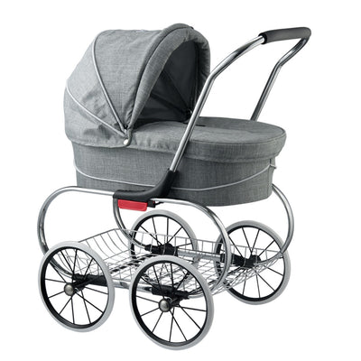 Valco Baby Princess Tailormade Doll Stroller in Grey Marle