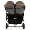 Valco Baby Snap Duo Trend Stroller in Charcoal back view