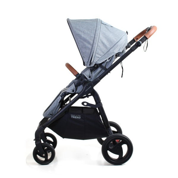 Valco Baby Snap Ultra Trend Stroller in Grey Marle side view
